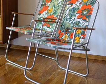 Buy Rustic Vintage Folding Garden Chairs Online in India - Etsy