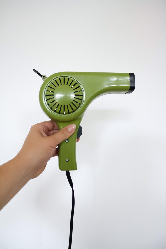 Secador de pelo Vintage Lime Green de Iskra Yugoslavia / | Etsy España