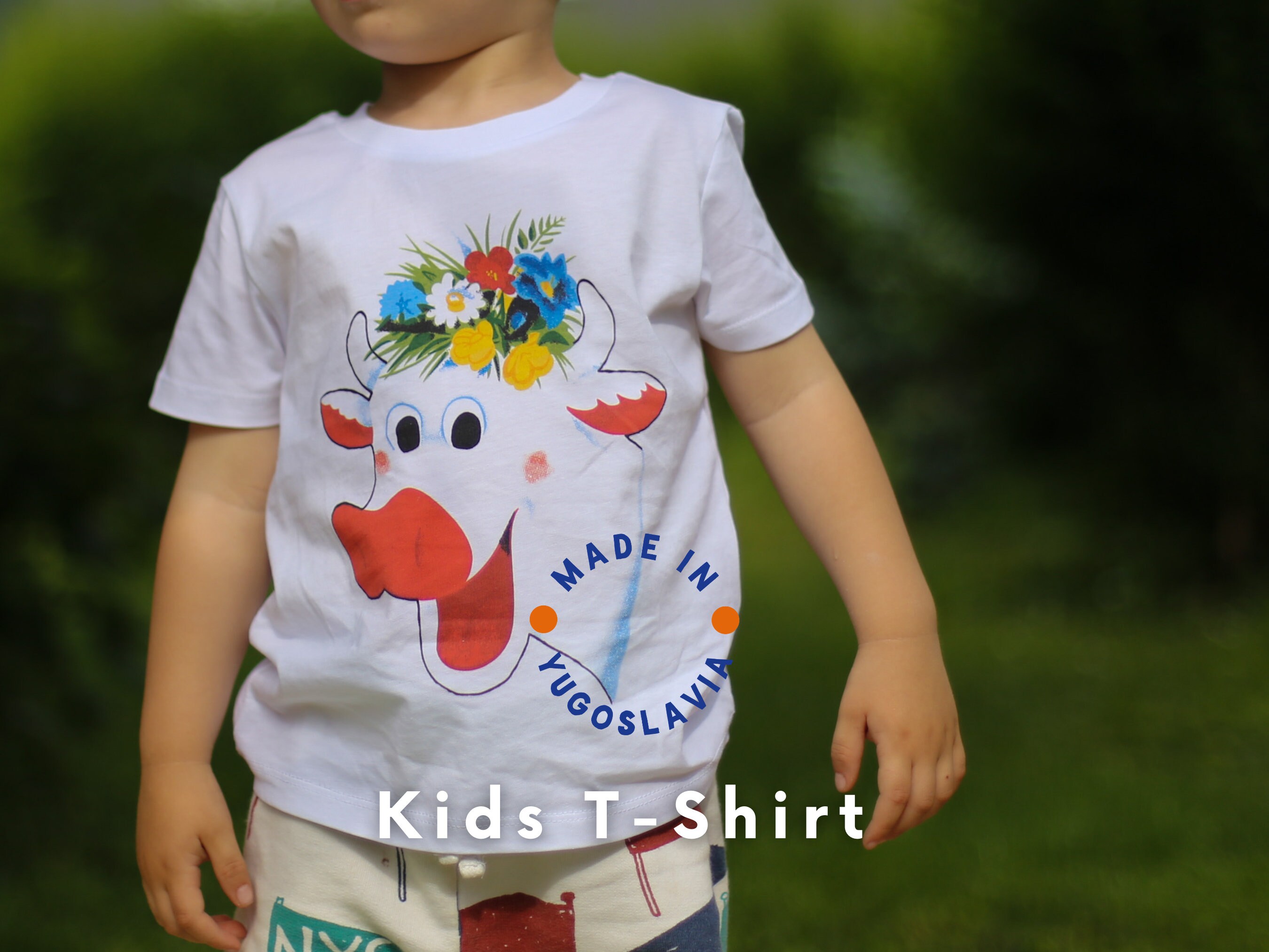 lindre samtale smeltet Kids Organic Cotton Kravica T-shirt / Made in Yugoslavia / - Etsy