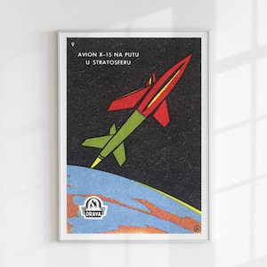 Vintage Art Print Yugoslavia Drava Matchbox Label 50x70 / Made in Yugoslavia Poster Wall Art / Matchbox Wall Poster / Vintage Poster Print