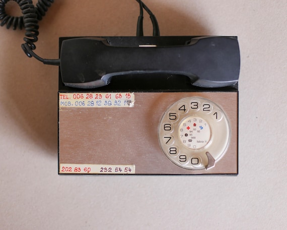 Vintage Iskra Continental Rotary Telephone | Original Yugoslav