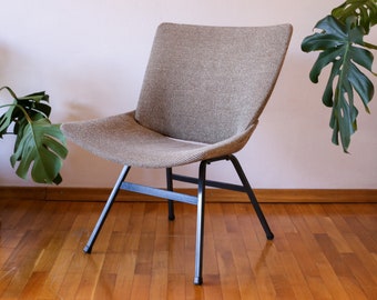 Vintage Lounge Shell Chair by Niko Kralj for Stol Kamnik / Vintage Accent Chair / Mid Century Modern Lounge Easy Chair / Made in Yugoslavia