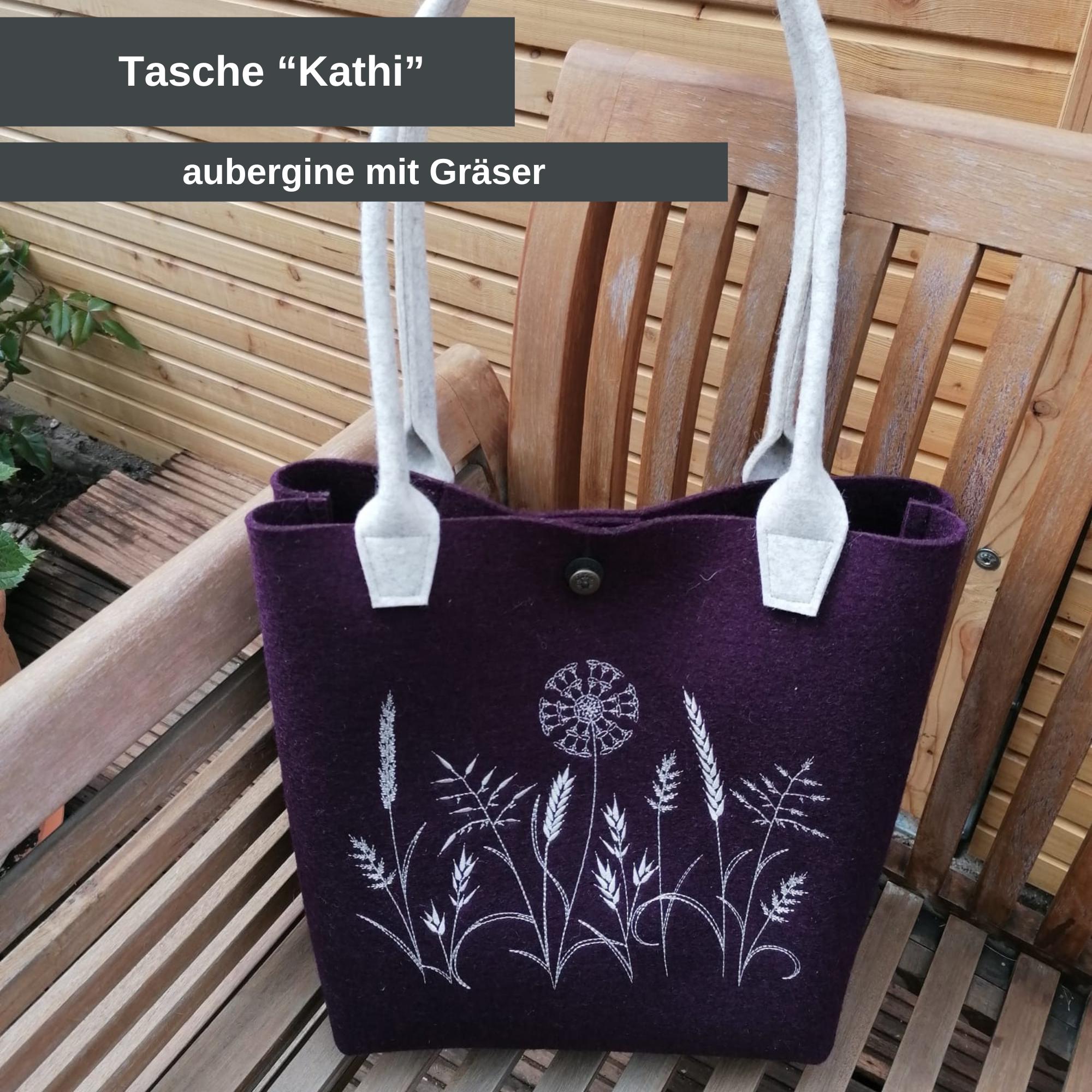 Felt bag "Kathi" made of 100% wool felt | Felt handbag | Handbag