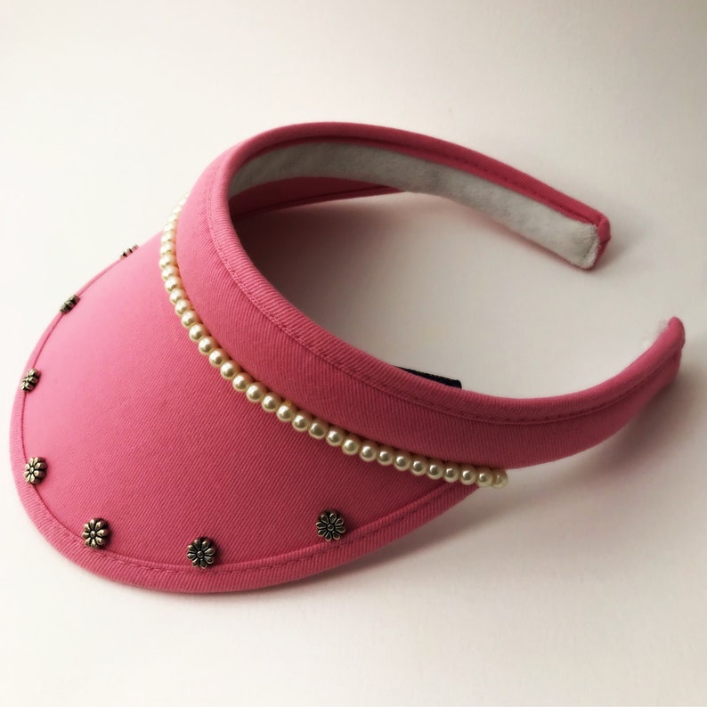 Ladies Golf Visor Clipon Hat Tennis Bling Sport Retro Visor Etsy