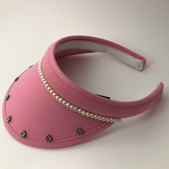 pink tennis visor