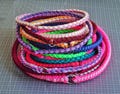 House collar Thin Round Braid // fixed size, custom made durable paracord dog collar