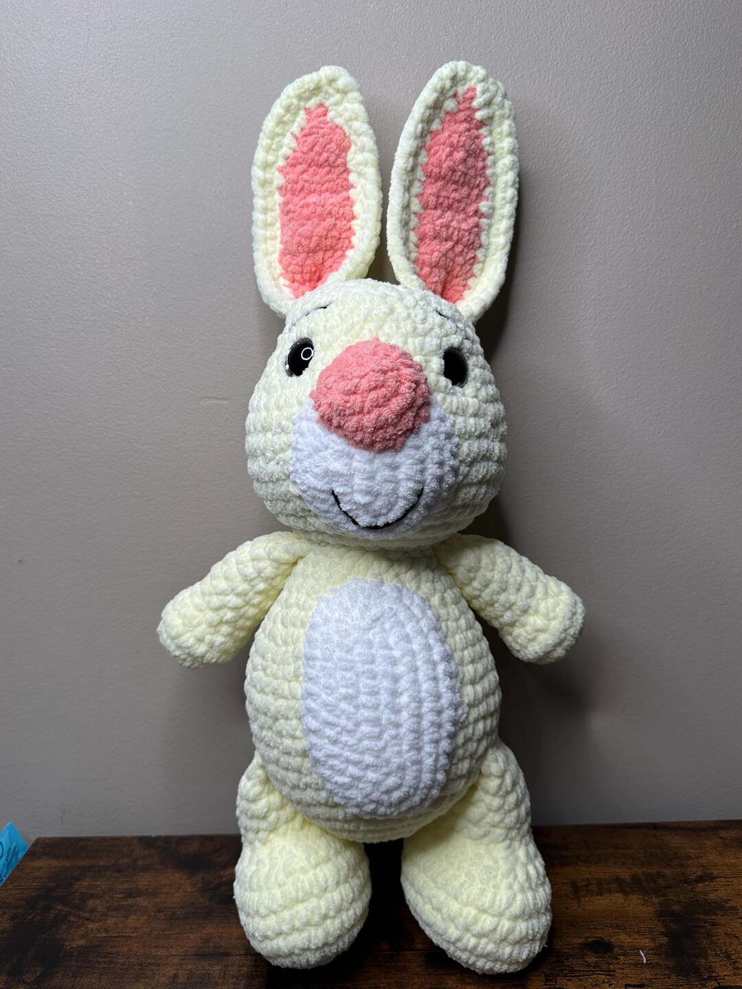 Small Crochet Rabbit Crochet Rabbit Plushie Amigurumi Handmade Stuffed Animal Soft Toy Gift ...