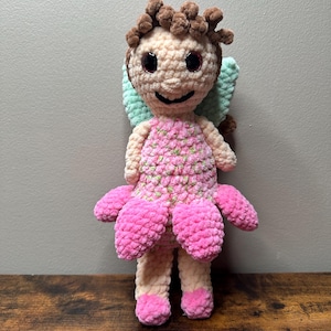 Crochet Fairy Doll: Handmade Plushie Amigurumi - Cuddly Kids Gift