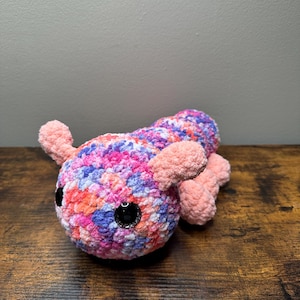 Crochet Caterpillar Plushie Handmade Amigurumi Stuffed Animal Soft Cuddly Gift for Kids & Nursery Decor
