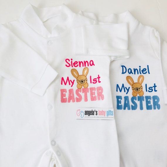 my 1st easter sleepsuit