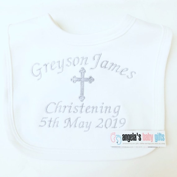 personalised christening bibs ireland