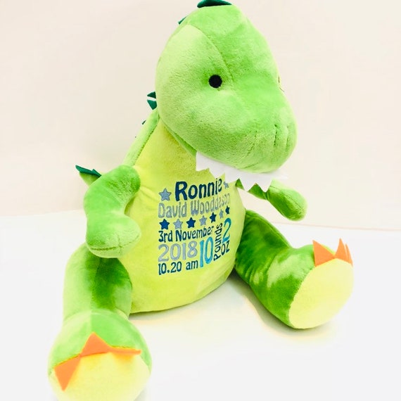 personalised dinosaur teddy