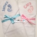 Personalised Hooded Baby Towel,Embroidered baby bath towel,Personalised for baby boy and girl 