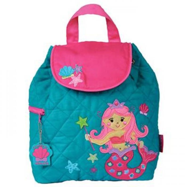 Stephen Joseph Mermaid Backpack Girls Rucksack Toddler Backpack Nursery Bag Girls backpack Personalised Backpack