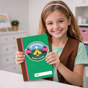 Hoja imprimible para votar por la insignia Brownie / Hoja de planificación de tropa de Girl Scouts / Descarga digital imagen 2