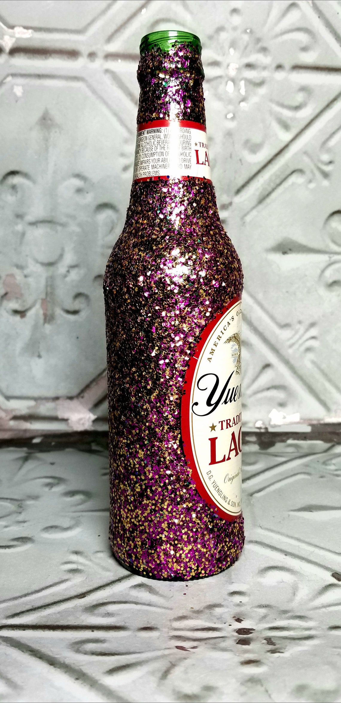 Glitter Bling Liquor Beer Bottle Bachelor party Birthday Etsy