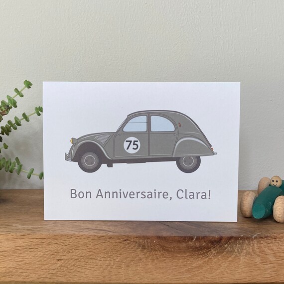 Citroen 2cv Personalisierte Geburtstagskarte Jedes Alter Und Etsy Citroen 2cv Personalisierte Geburtstagskarte Jedes Alter Und Etsy