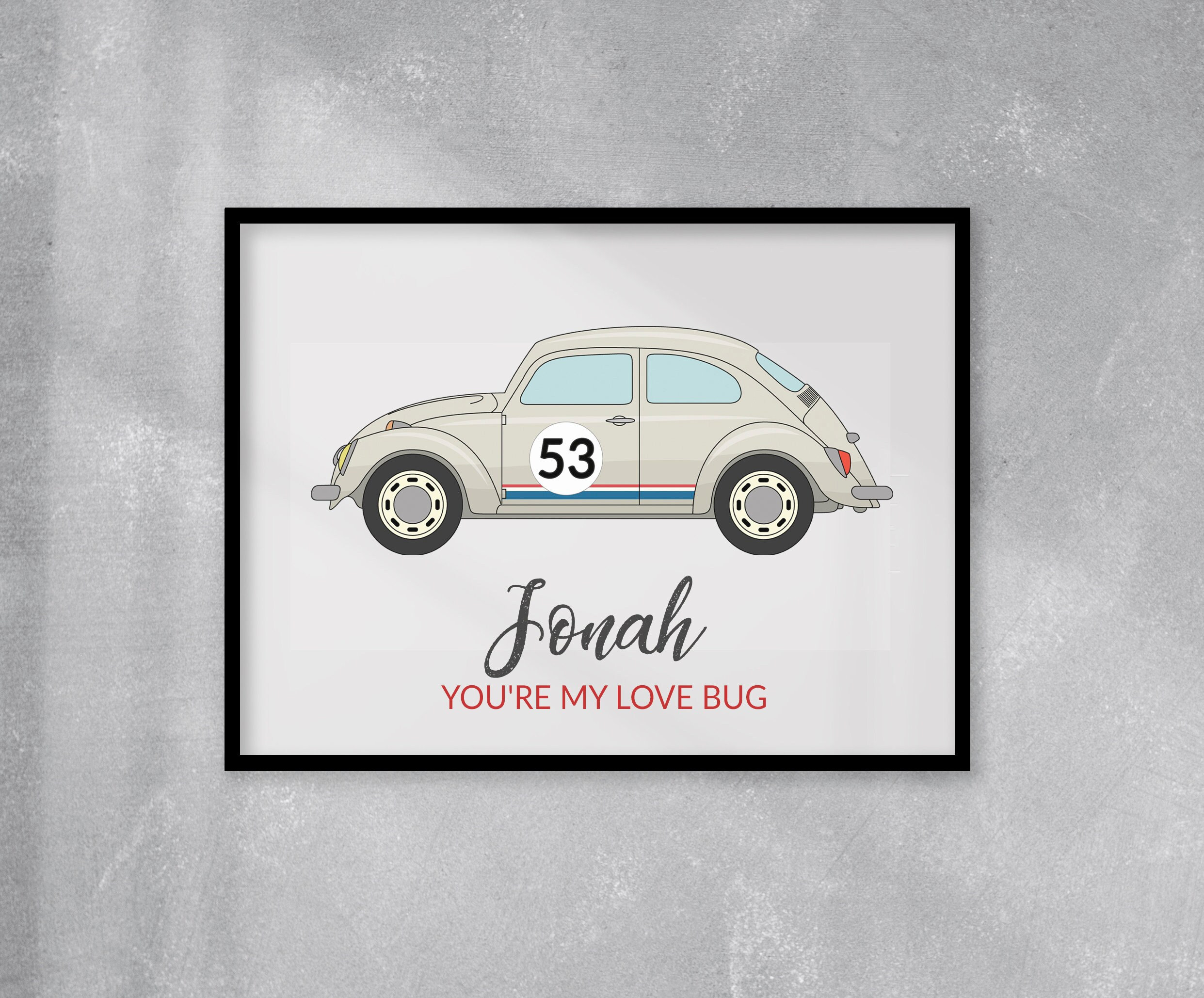 Herbie The Love Bug Coloring Pages Printable