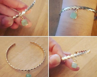 Semi-precious stone bracelet