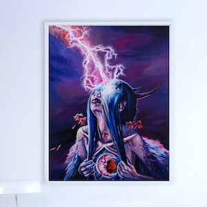 Awaken, Fine Art painting, Oil painting, Woman painting, Contemporary art, Surreal painting, Contemporary painting, Surrealism art