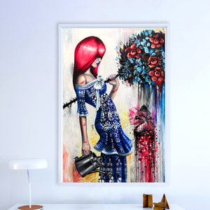 Overgrowth painting, Oil Painting, Fine Art Painting, Surreal Art, Contemporary Art, Surreal Painting, Modern Painting