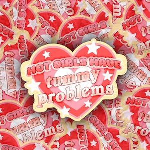 tummy problems sticker