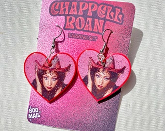 chappell roan heart earrings
