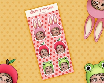foglio di mini adesivi degli angeli di Djonny