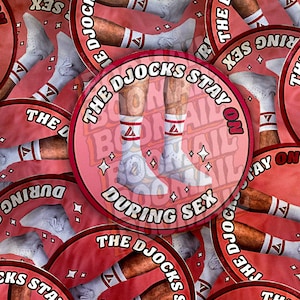 the socks stay ON sticker