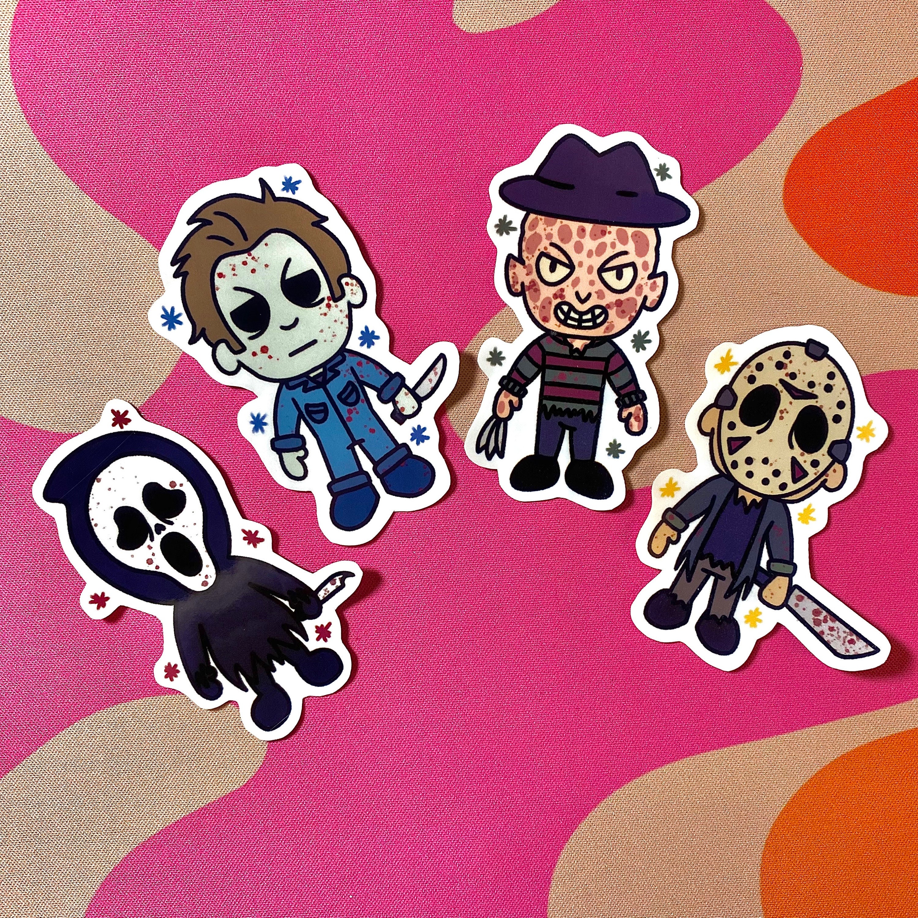 Mini Slasher Sticker Slasher Buddies Sticker Series - Etsy