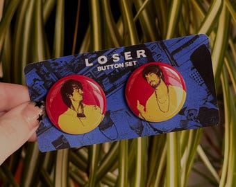 djame losers mini button set