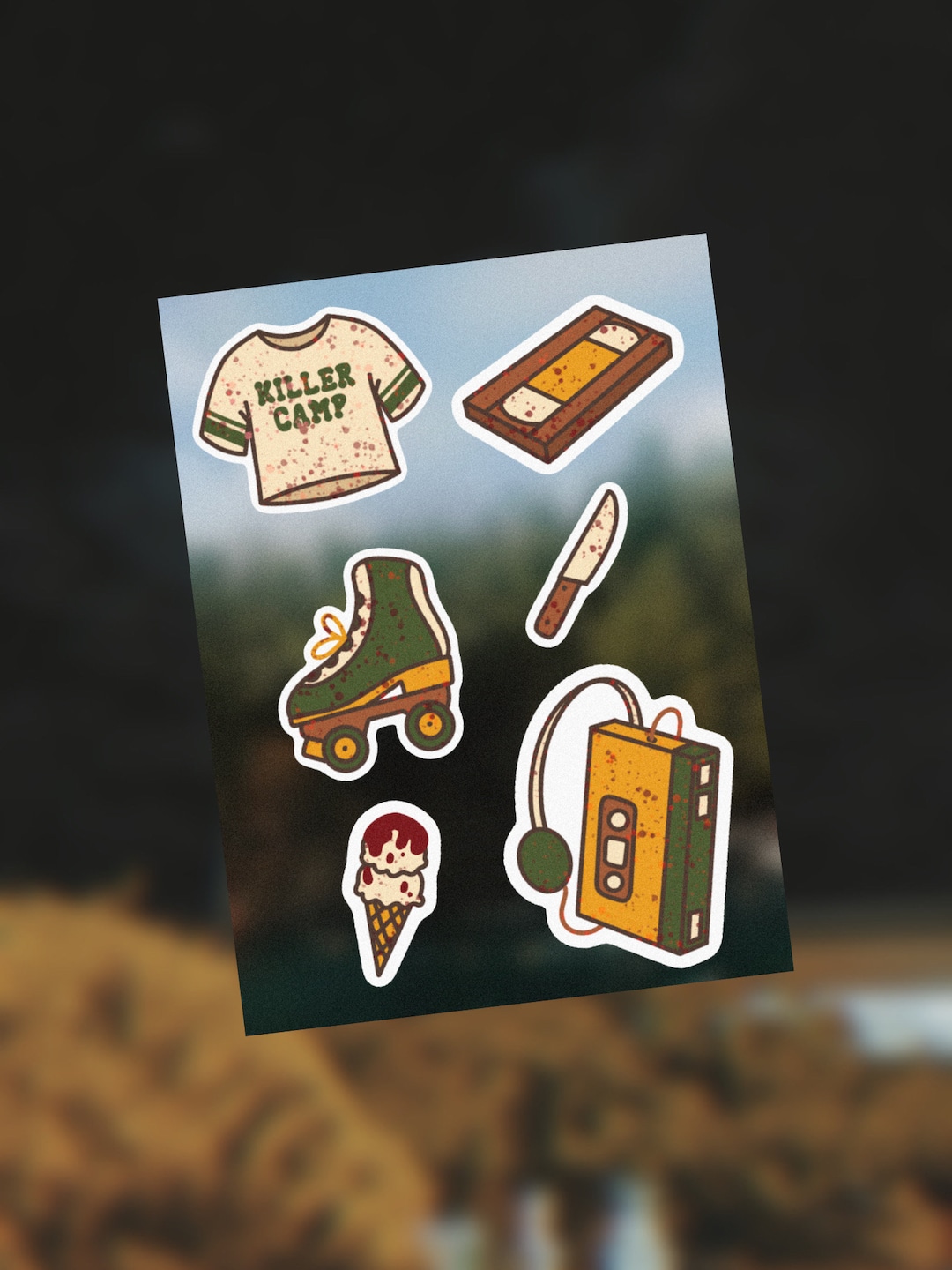 Mini Slasher Sticker Slasher Summer Vol 2 Mini Sticker Sheet - Etsy