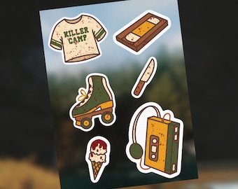 slasher sommer vol 2 mini Stickerbogen