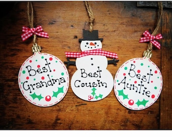 mum to be christmas bauble