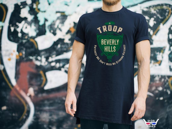 Troop Beverly Hills T Shirt Phyllis Nefler 80s movies we don\u2019t need patches
