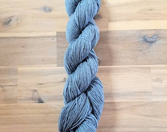 Yarn Destash - Blue Sock Yarn, 100g Skein, Fingering Weight Superwash Merino and Nylon