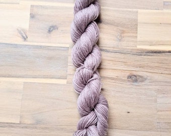 Yarn Destash - 50g Skein, Merino Wool, Lavender Tonal Yarn, Non Superwash Indie Dyed Yarn