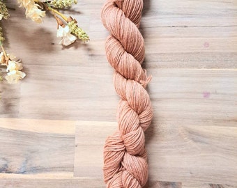 Yarn Destash - 50g Merino Wool, Light Pink Fingering Weight, Luxury Yarn