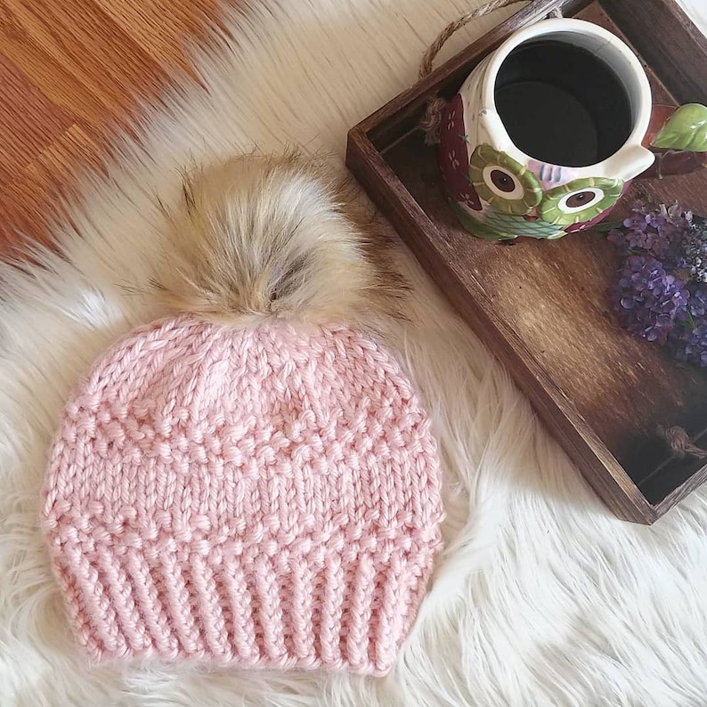 Easy Knitting Pattern/ Beginner Hat Pattern/ Beginner Beanie/ Etsy