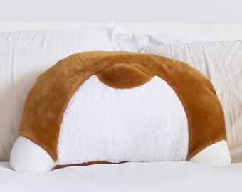 Corgi Booty Pillow - Back Pocket - Corgi Gifts - Corgi Butt - 22 x 16 in