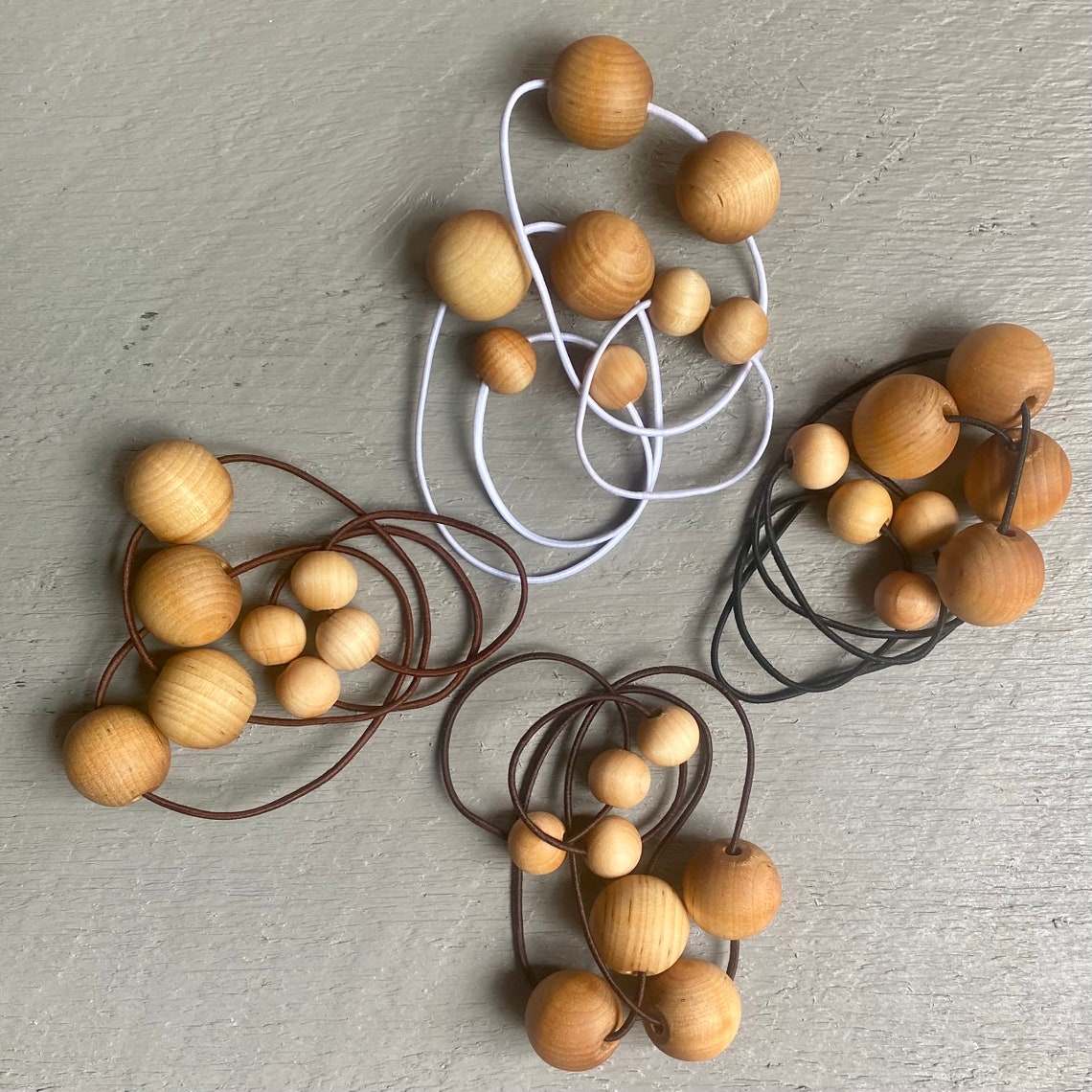 hair tie beads