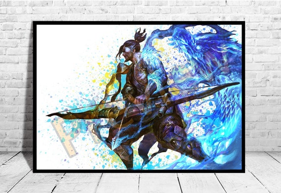 hanzo wall print game