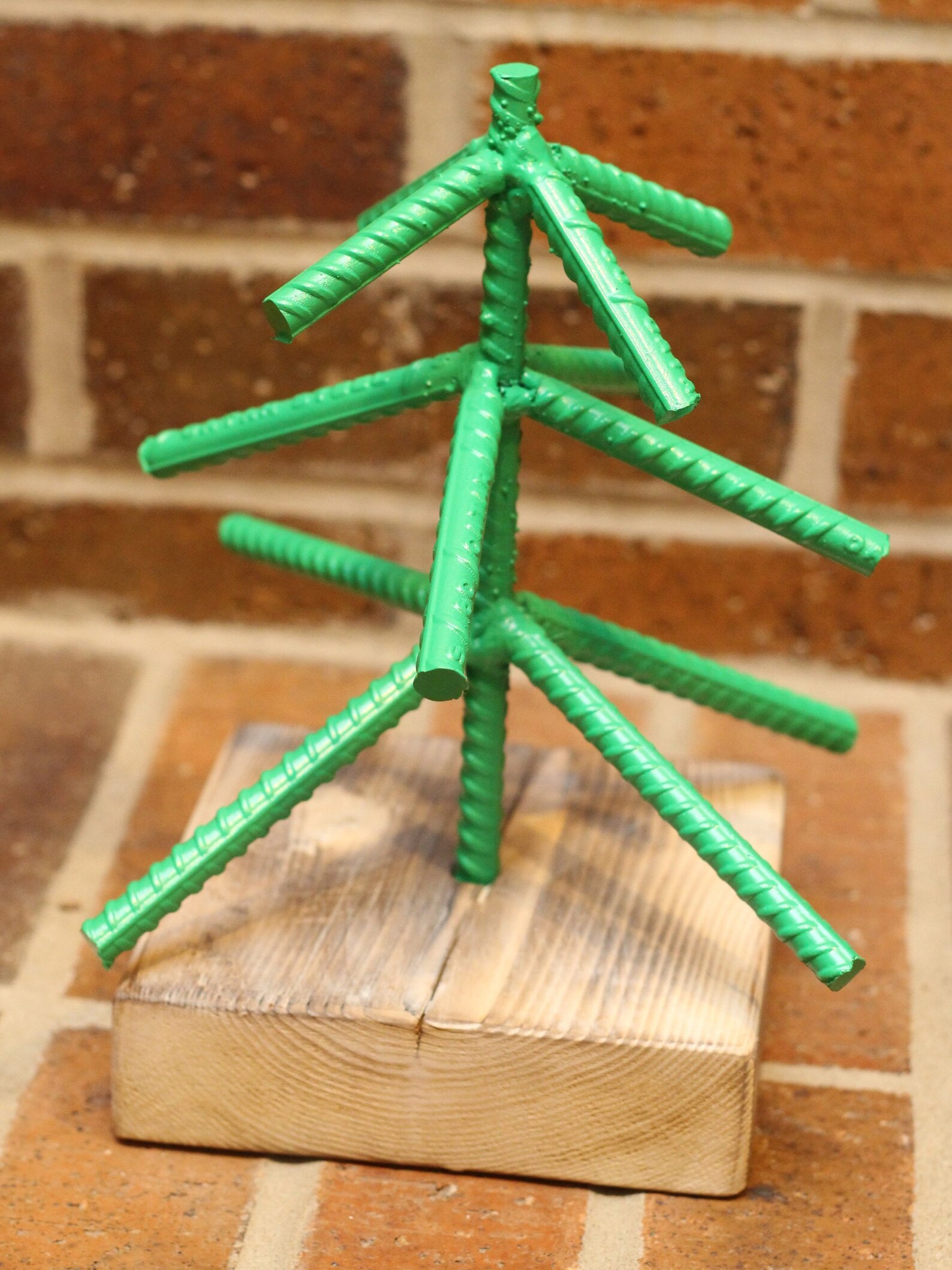 Rebar Christmas Tree Sculpture Etsy