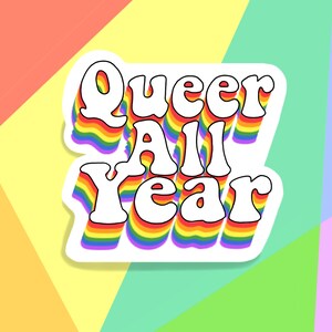 Adesivo Queer tutto l'anno