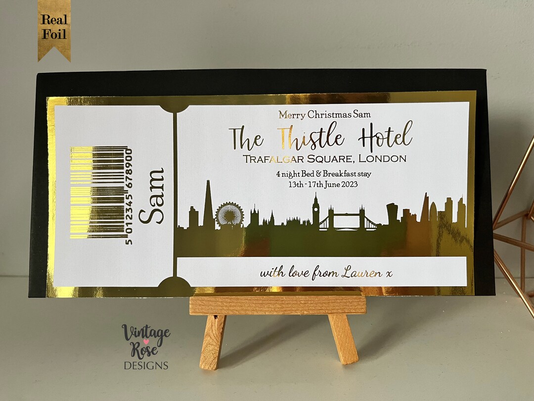 London Skyline Experience Voucher, London Stay, Personalised Gift