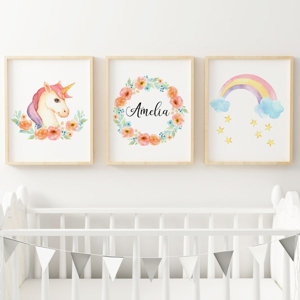 Unicorn Nursery - Etsy