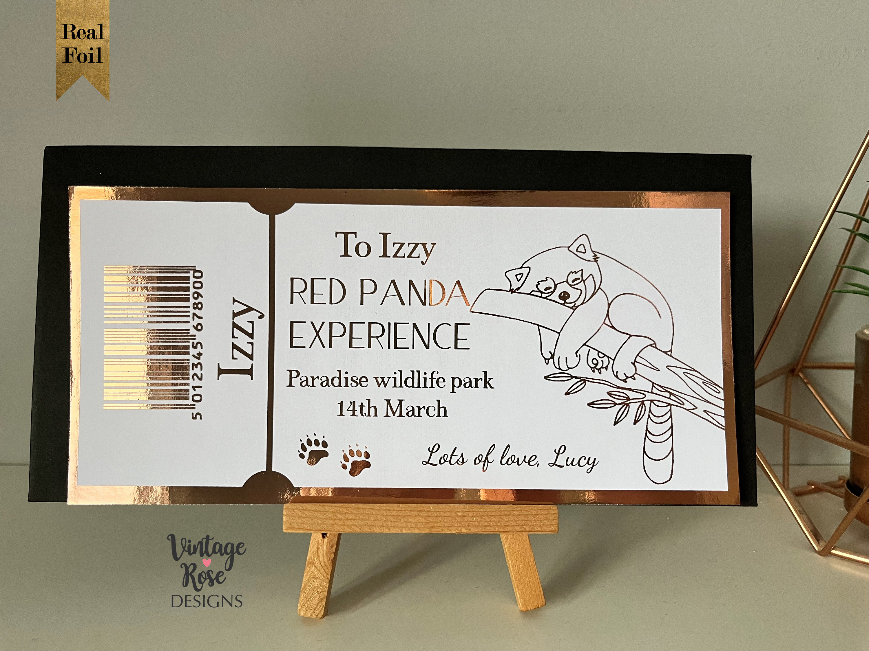 Red Panda Experience Gift Voucher, Animal Feeding, Zoo Voucher