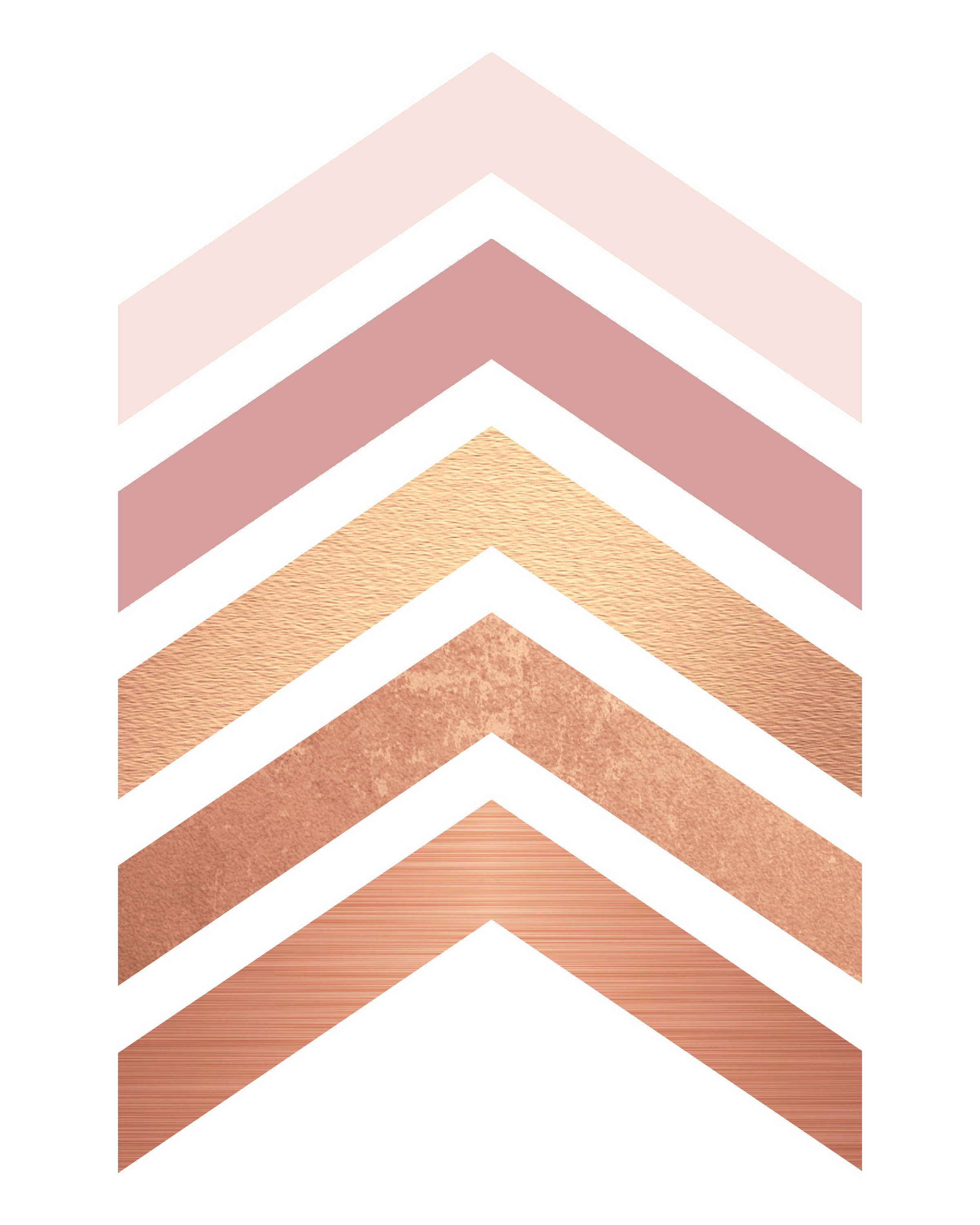 Set of 3 Geometric Wall Art, Blush Pink, Rose Gold, Geometric Print ...