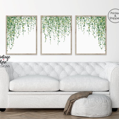 Digital Printables Tropical Leaf Print Set of 3 Prints - Etsy