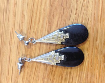 Black Vintage Earrings